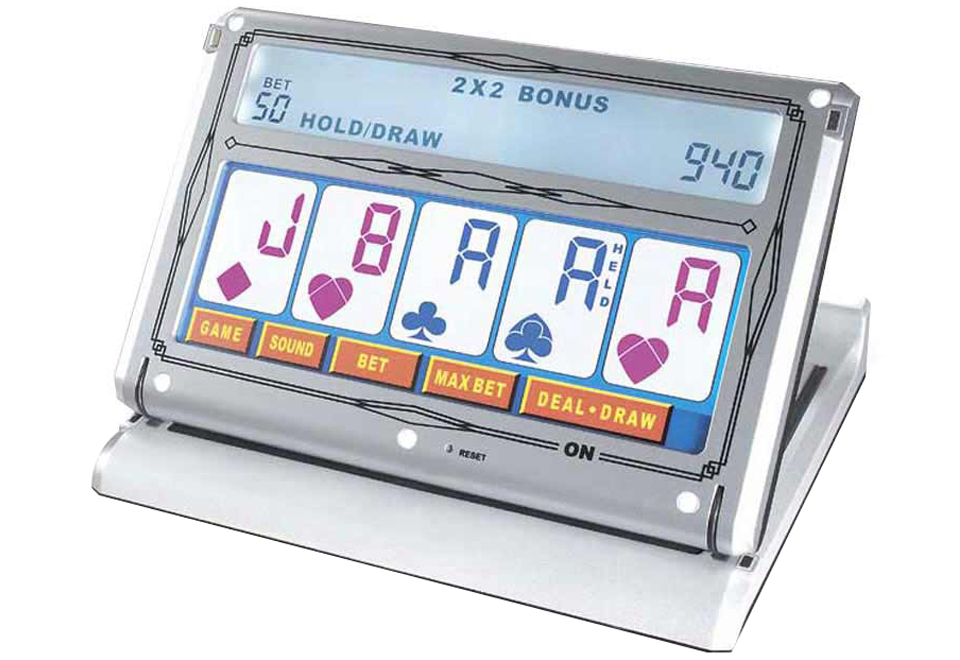 Portable Touch Screen Video Poker Sharper Image