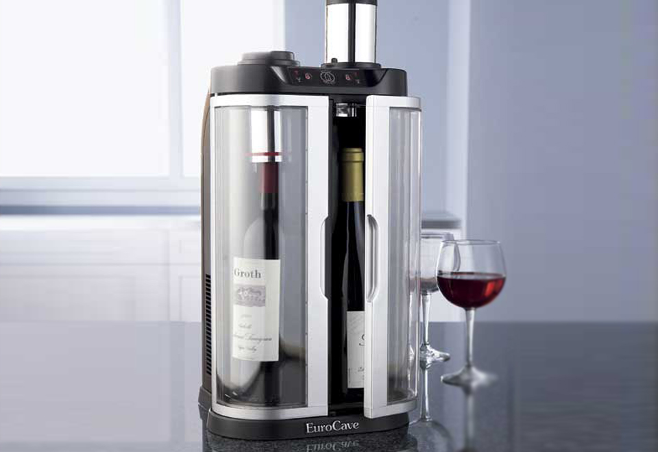 Two Wine Bottle Chiller And Preserver Sharper Image