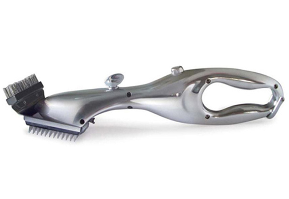 Stainless Steel Steam Cleaning Grill Brush Sharper Image