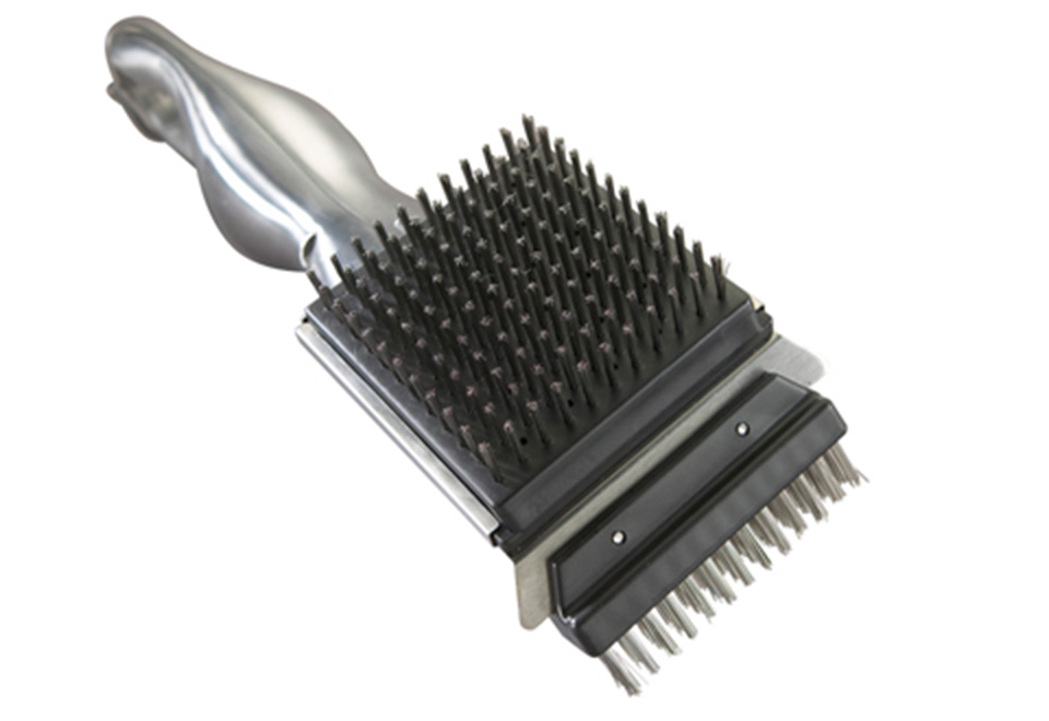 Stainless Steel Steam Cleaning Grill Brush Sharper Image