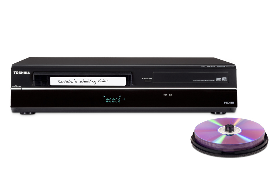 VHS and DVD Recorder Sharper Image