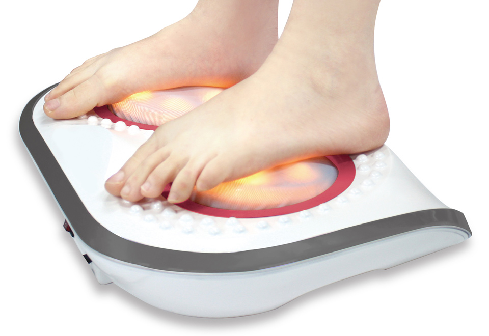 Rolling Foot Massager with Infrared Heat Sharper Image