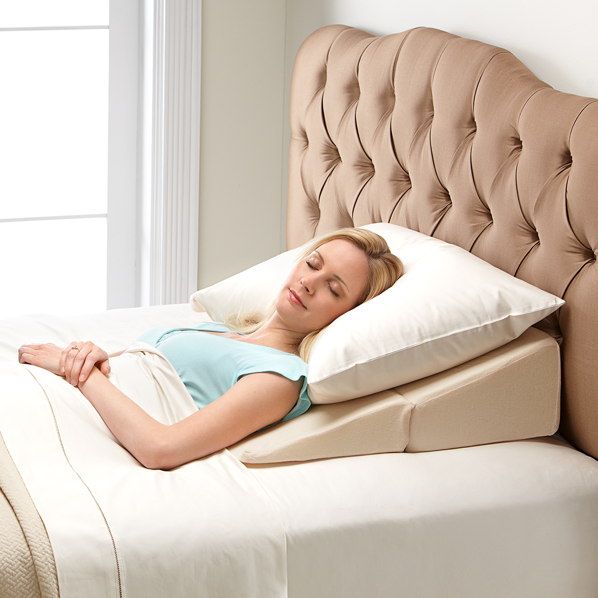 Sleep Improving Wedge Pillow Sharper Image