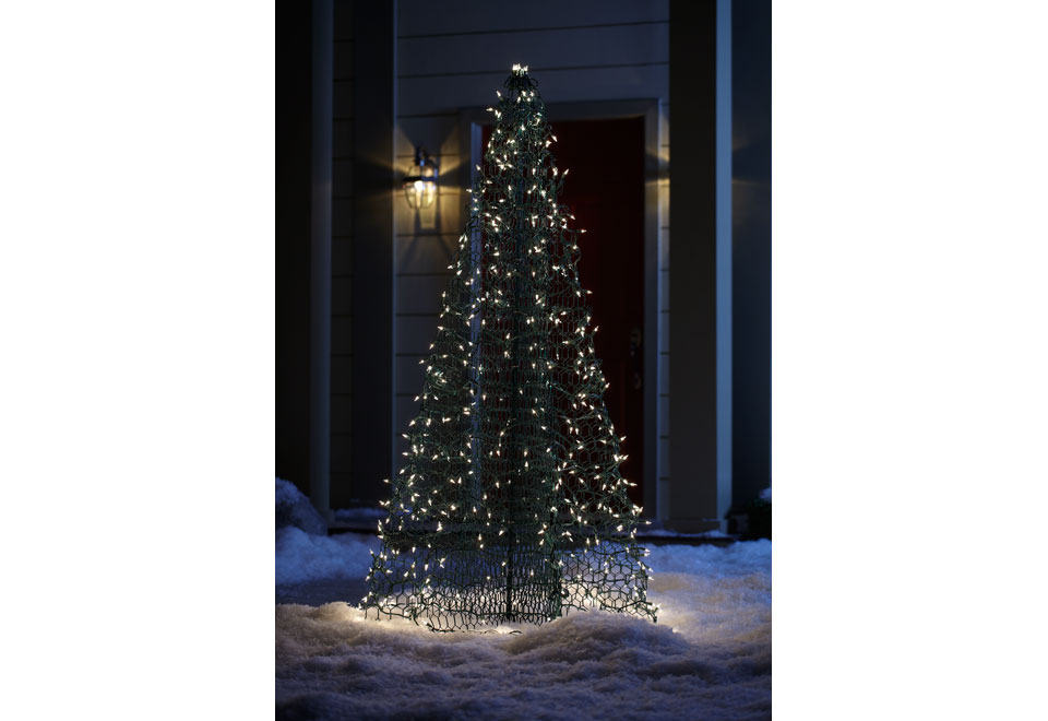 Versatile Fold Flat Christmas Tree (4ft.) Sharper Image