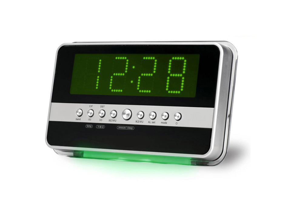 Motion Activated Alarm Clock Sharper Image