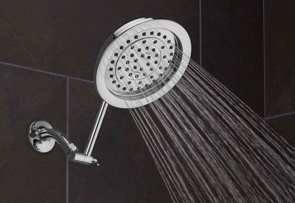 Pressure Boosting Showerhead Sharper Image