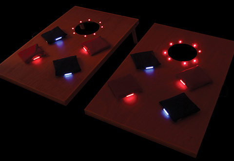Lighted Beanbag Toss Sharper Image 100 Satisfaction Guaranteed