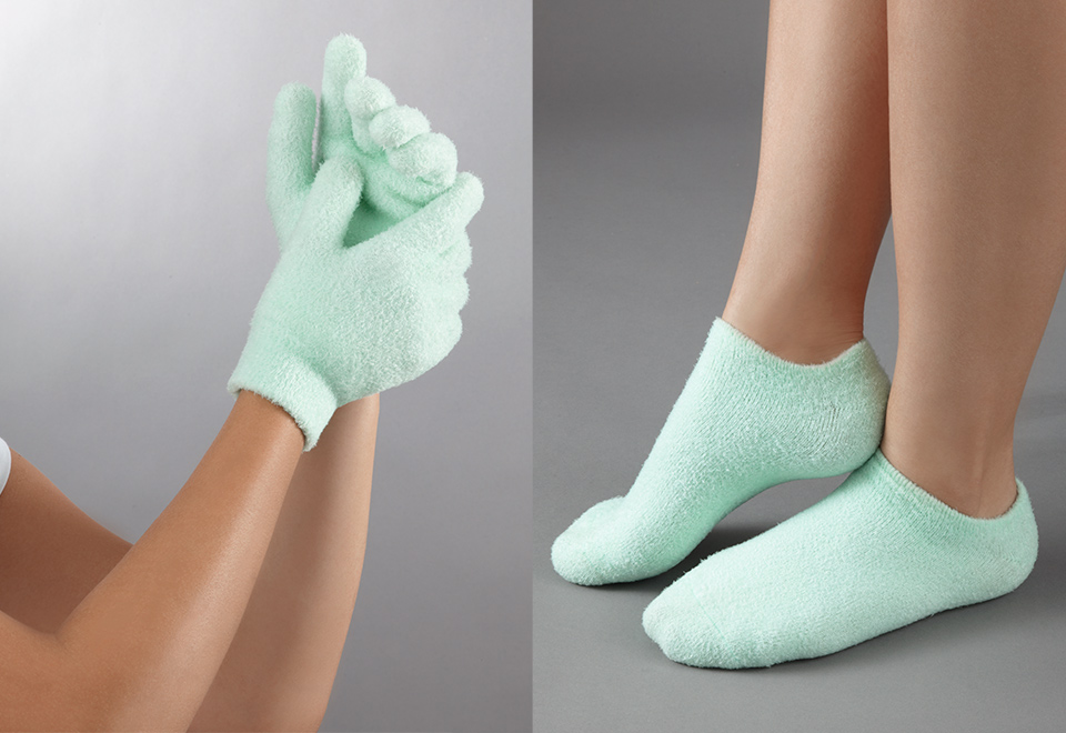 Moisturizing Glove and Bootie Set Sharper Image