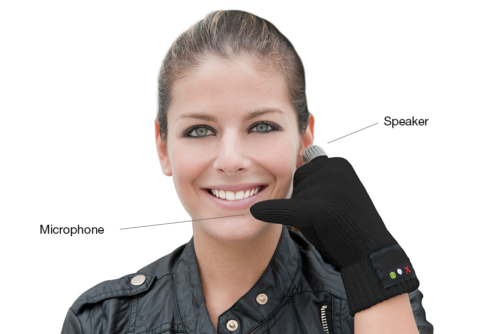 Bluetooth Unisex Gloves Sharper Image