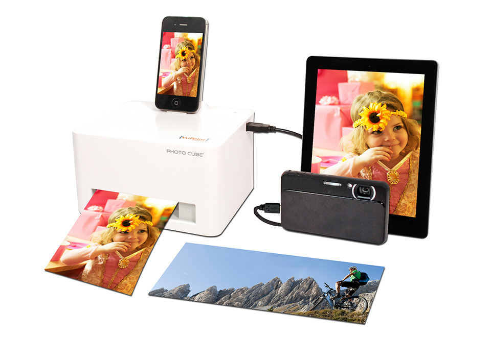 Smartphone Photo Cube Printer Sharper Image