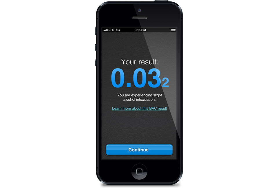 iPhone Breathalyzer Sharper Image