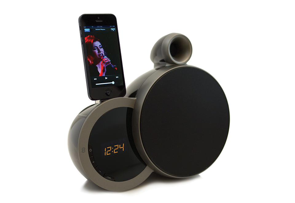Wireless Streaming Alarm Clock Radio Sharper Image