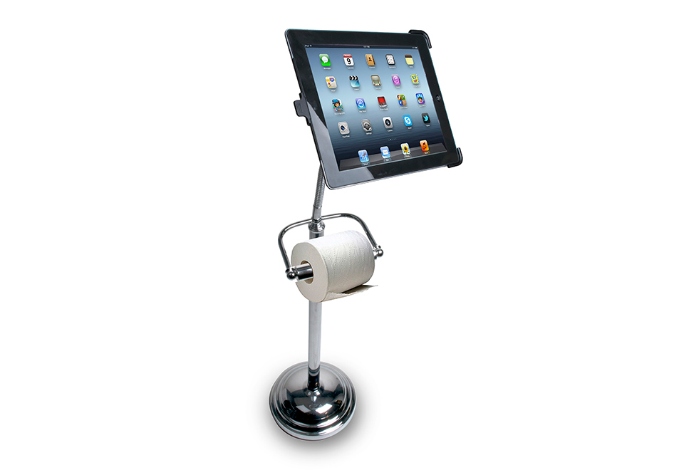 iPad Bathroom Pedestal Stand Sharper Image