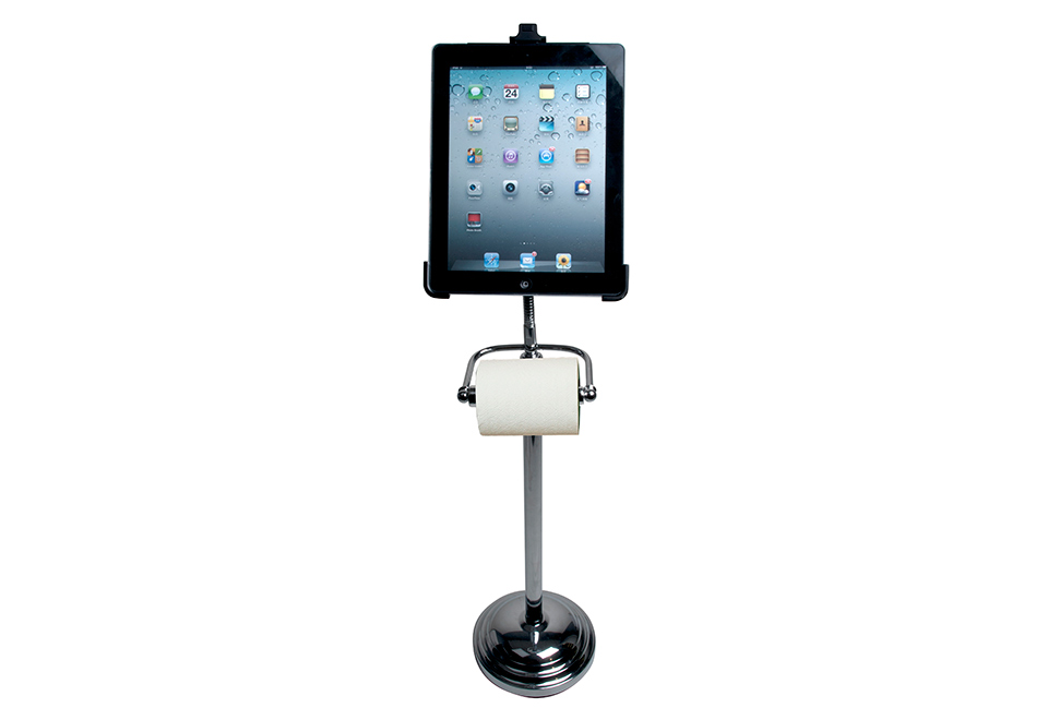 iPad Bathroom Pedestal Stand Sharper Image
