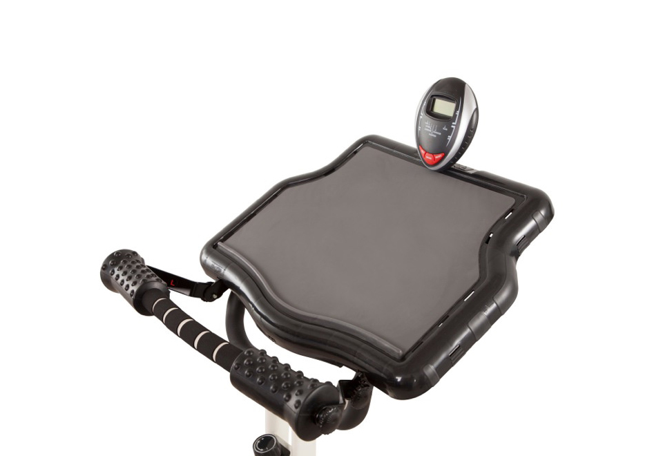 Laptop Workout Desk And Exercise Bike Sharper Image