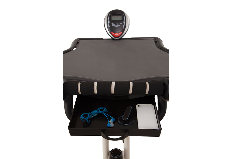 Laptop Workout Desk And Exercise Bike Sharper Image