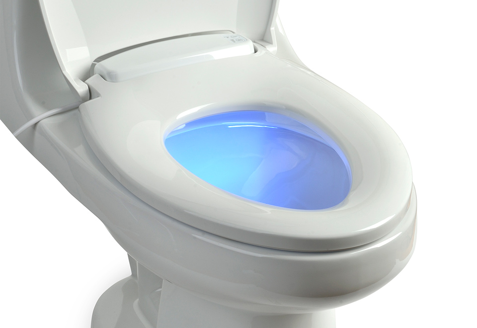 Heated Toilet Seat w/ Nightlight Sharper Image