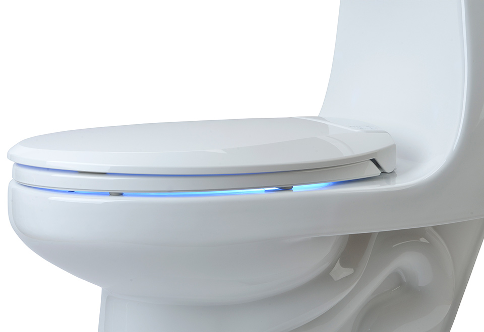 Heated Toilet Seat w/ Nightlight Sharper Image