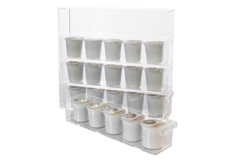 Acrylic Coffee Pod Holder Sharper Image