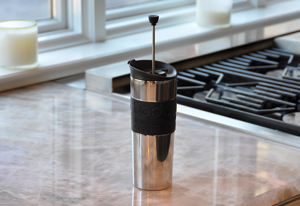 Travel French Press Sharper Image