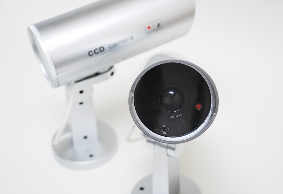 Motion Sensing Decoy Security Cameras (Set of 2) Sharper Image