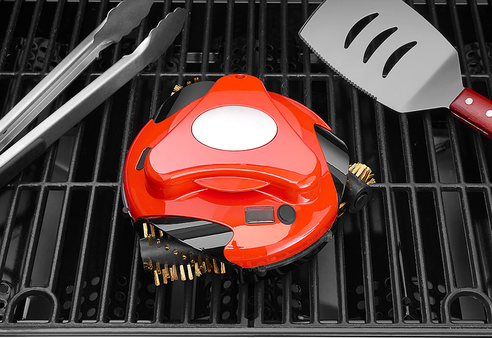 Automatic BBQ Grill Cleaning Robot Sharper Image