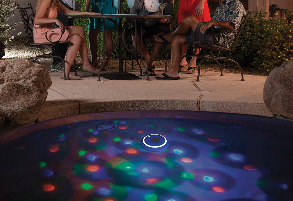 Solar Powered Underwater Light Show Sharper Image