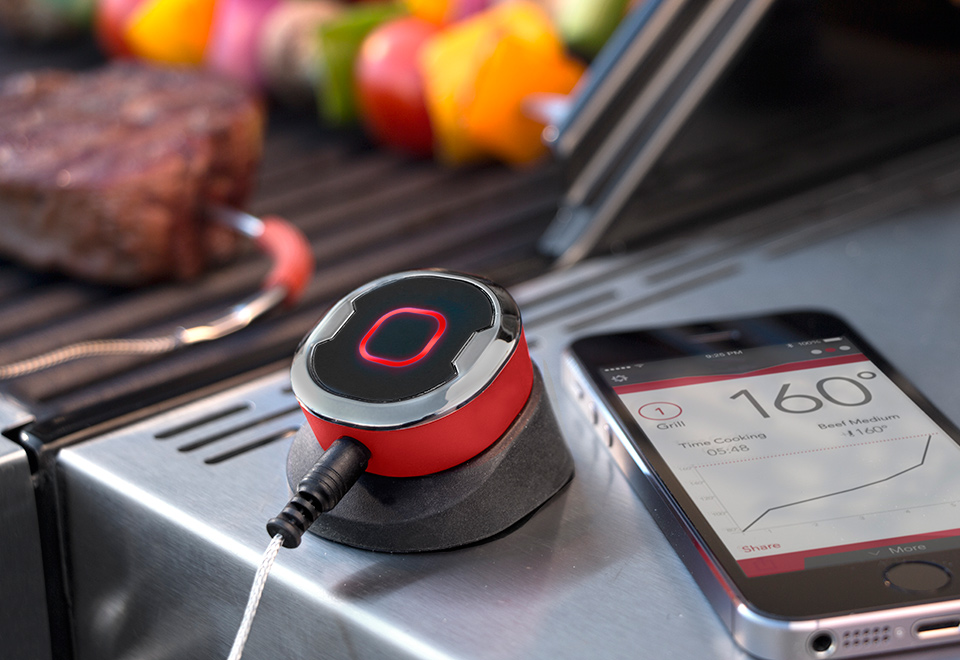 Mini Bluetooth Grill Thermometer Sharper Image