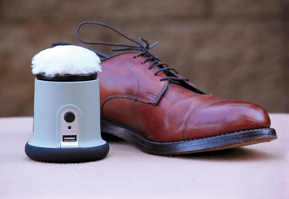 Cordless Rechargeable Shoe Polisher Sharper Image