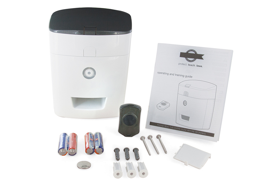 Remote Dog Treat Dispenser Sharper Image