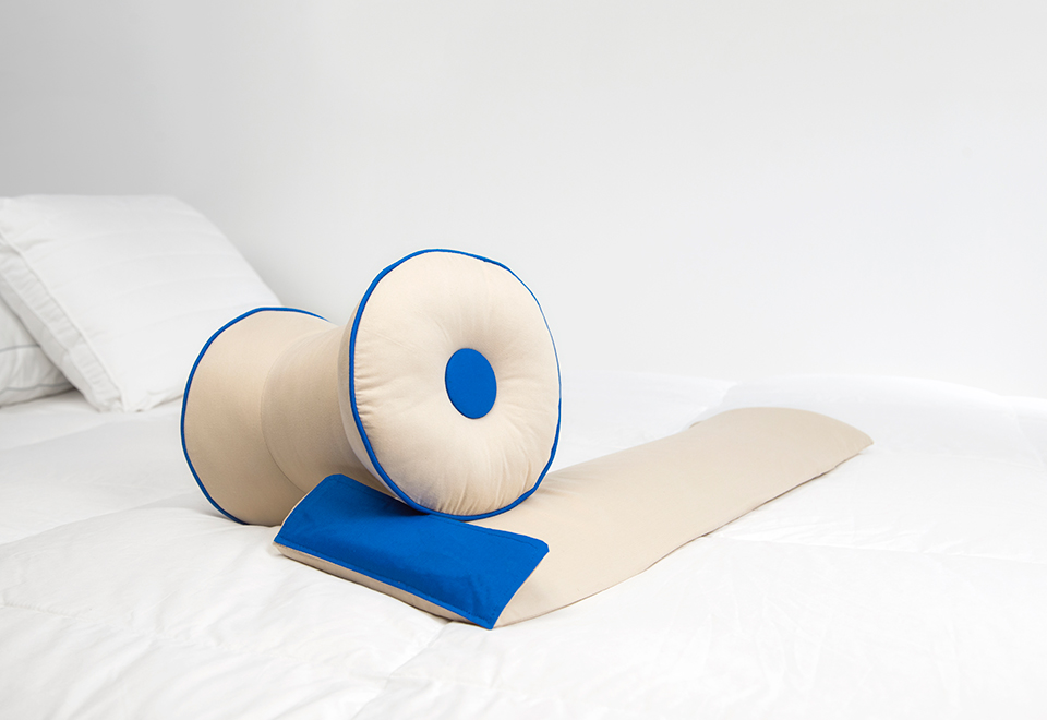 Leg And Lumbar Support Pillow Sharper Image