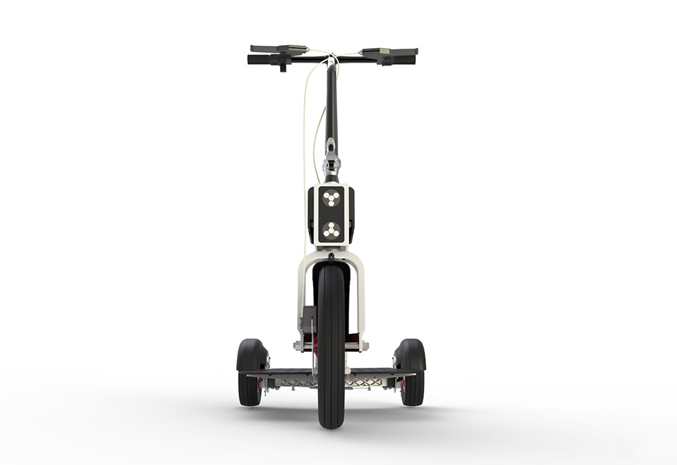 3 Wheel Folding Electric Scooter Sharper Image