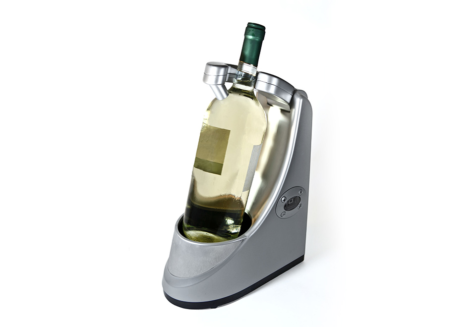 Electronic Podium Wine Chiller Sharper Image