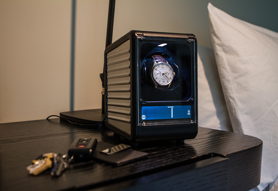 Automatic Watch Winder with Digital Display Sharper Image