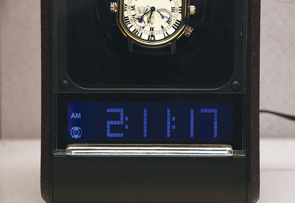 Automatic Watch Winder with Digital Display Sharper Image