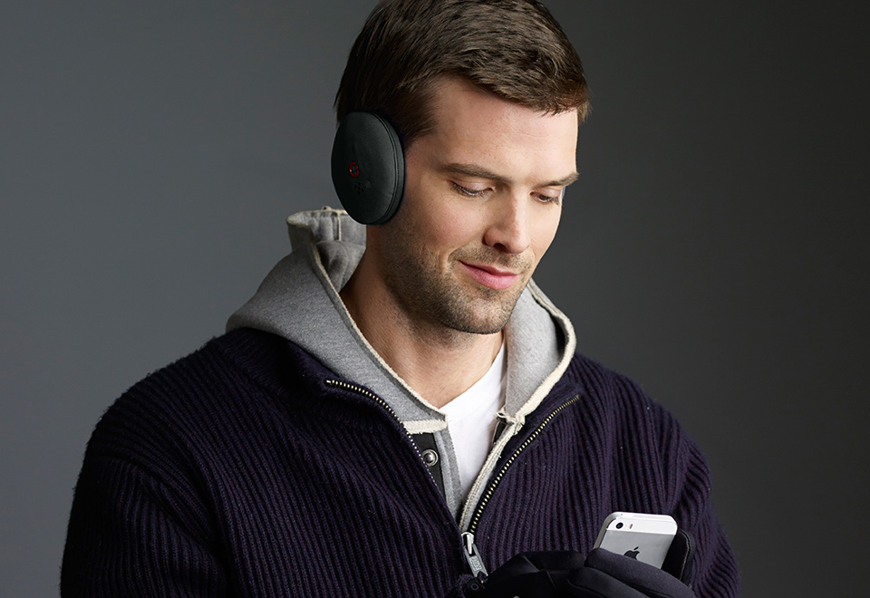 Bluetooth Earmuffs with Voice Command Sharper Image