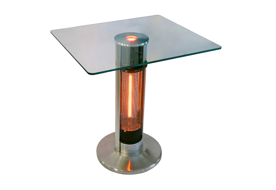 Outdoor Bistro Infrared Heated Table Sharper Image