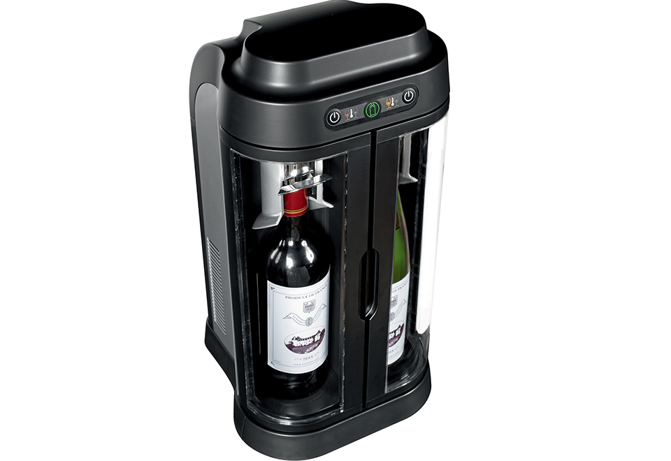 Two Wine Bottle Chiller And Preserver Sharper Image