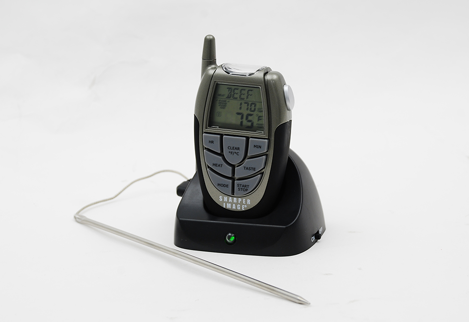 Digital Wireless BBQ and Kitchen Thermometer Sharper Image