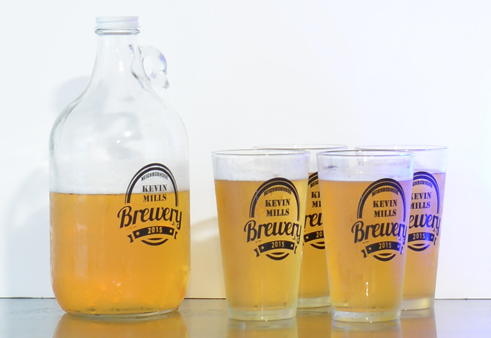 Personalized Brewery Growler Set Sharper Image