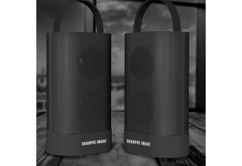 Sharper Image Indoor Outdoor Wireless Speakers (Set of 2) Sharper Image