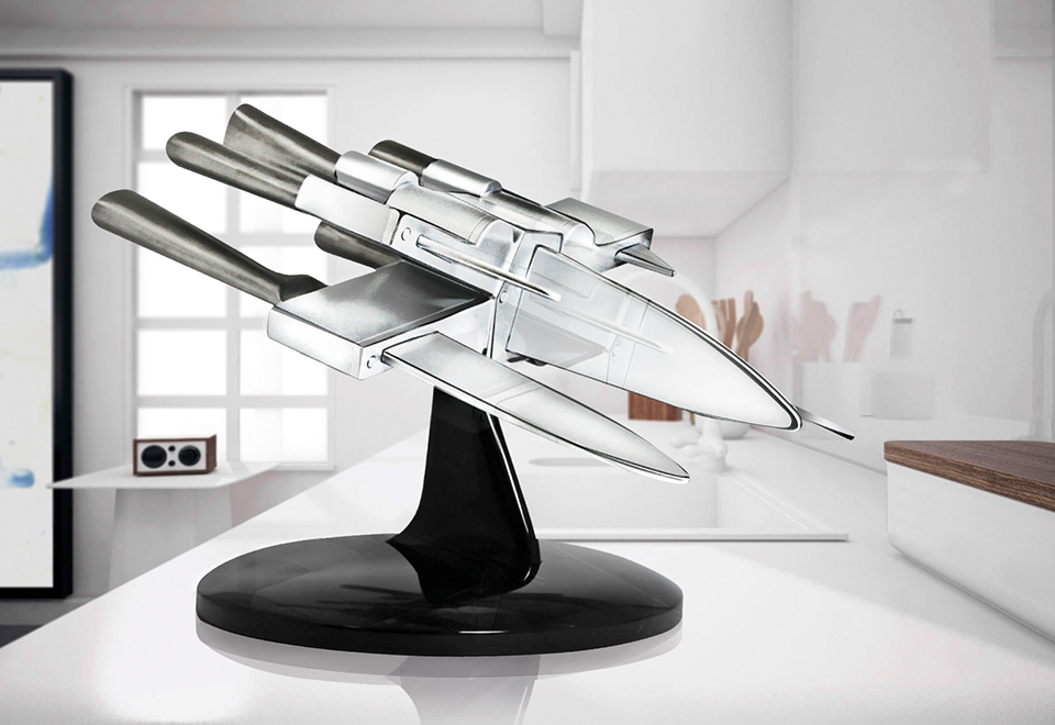 Star Wars XWing Knife Set Sharper Image