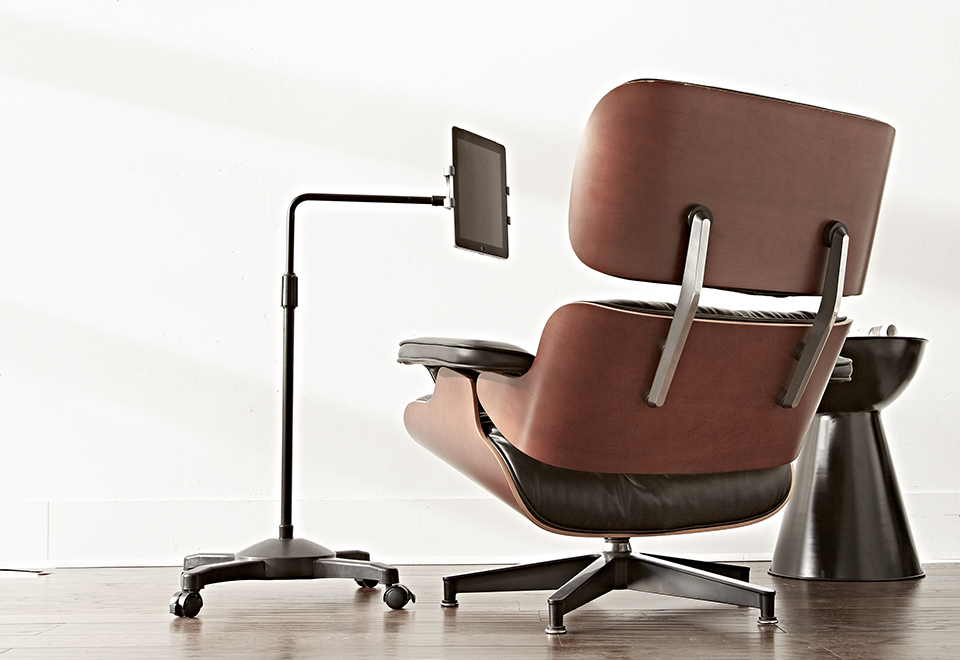 Tablet Floor Stand with Wheels Sharper Image