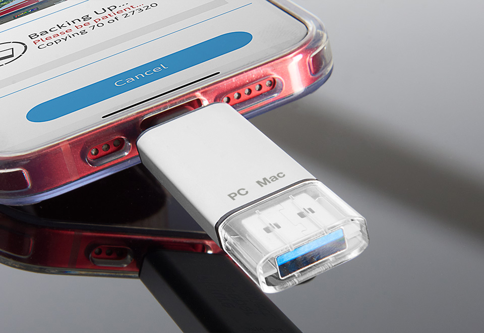 Portable Smartphone Photo Vault Sharper Image