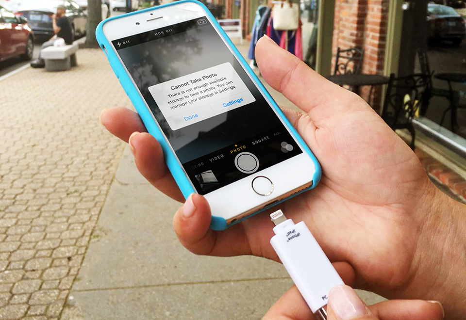 Portable Smartphone Photo Vault Sharper Image