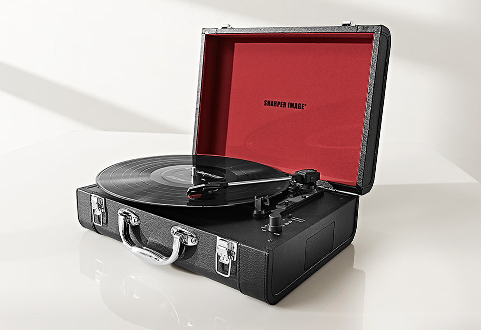 Portable Bluetooth Turntable Sharper Image