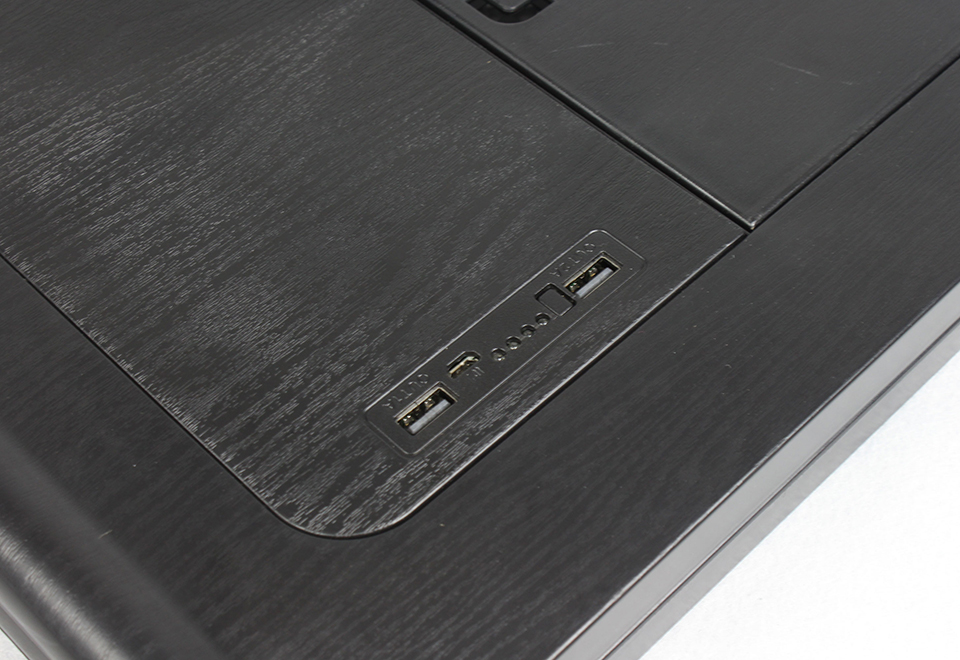 Laptop and Tablet Tray with BuiltIn Charger Sharper Image