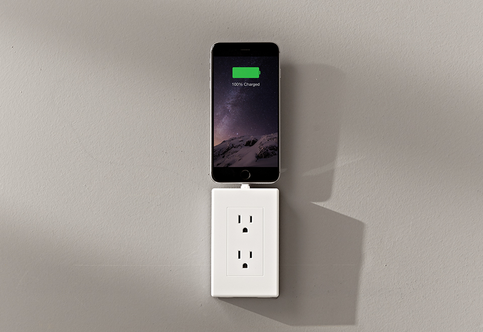 MultiCharging Wall Outlet Sharper Image