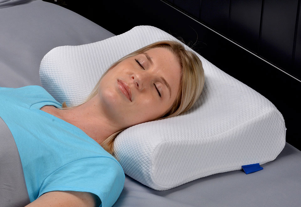 Cool Air Memory Foam Pillow Sharper Image