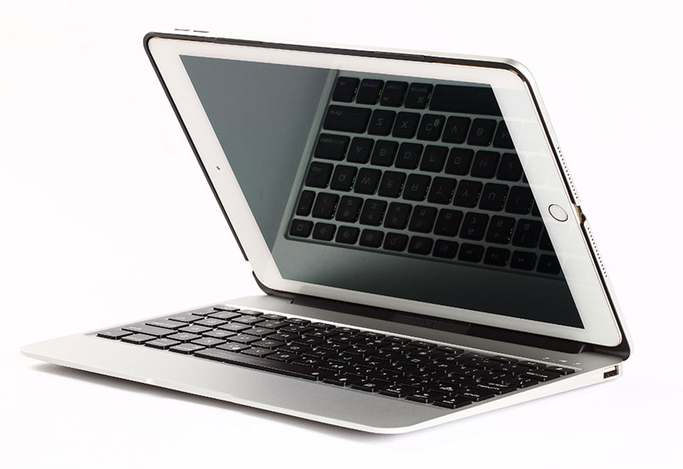 Thinnest iPad Charging Battery Case and Keyboard Sharper Image